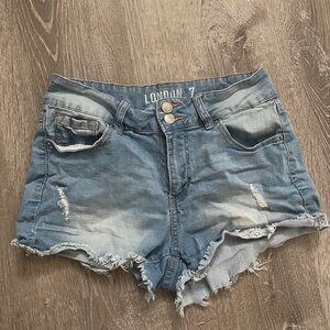 Low Rise Jean Shorts London